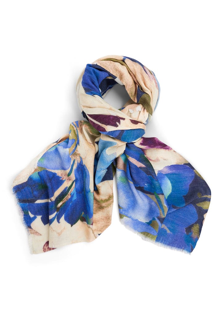 Botanical Garden Scarf Blue | Accessories | Smuk - Dameklær på nett