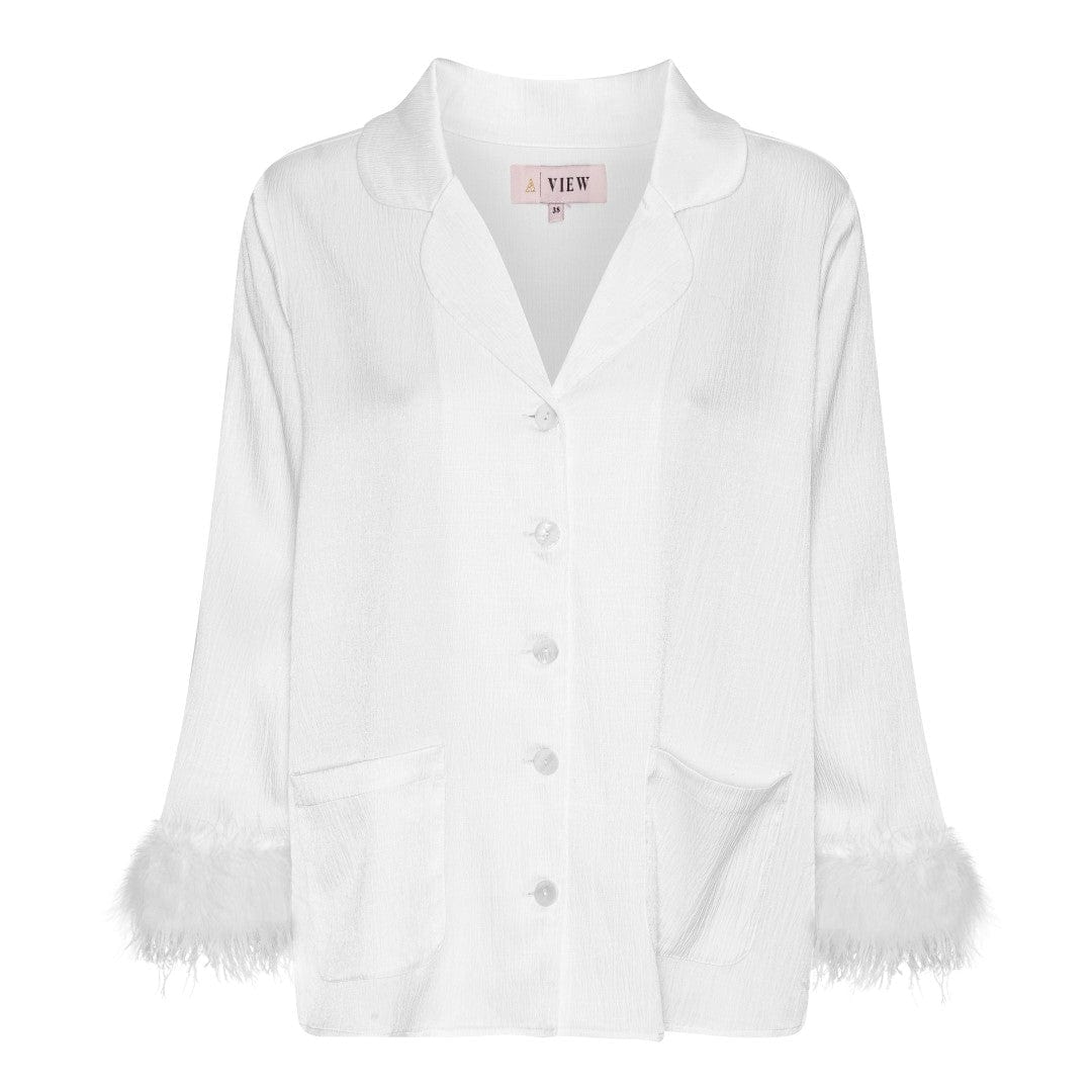 Brady Shirt White | Skjorter og bluser | Smuk - Dameklær på nett