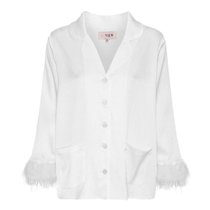 Brady Shirt White | Skjorter og bluser | Smuk - Dameklær på nett