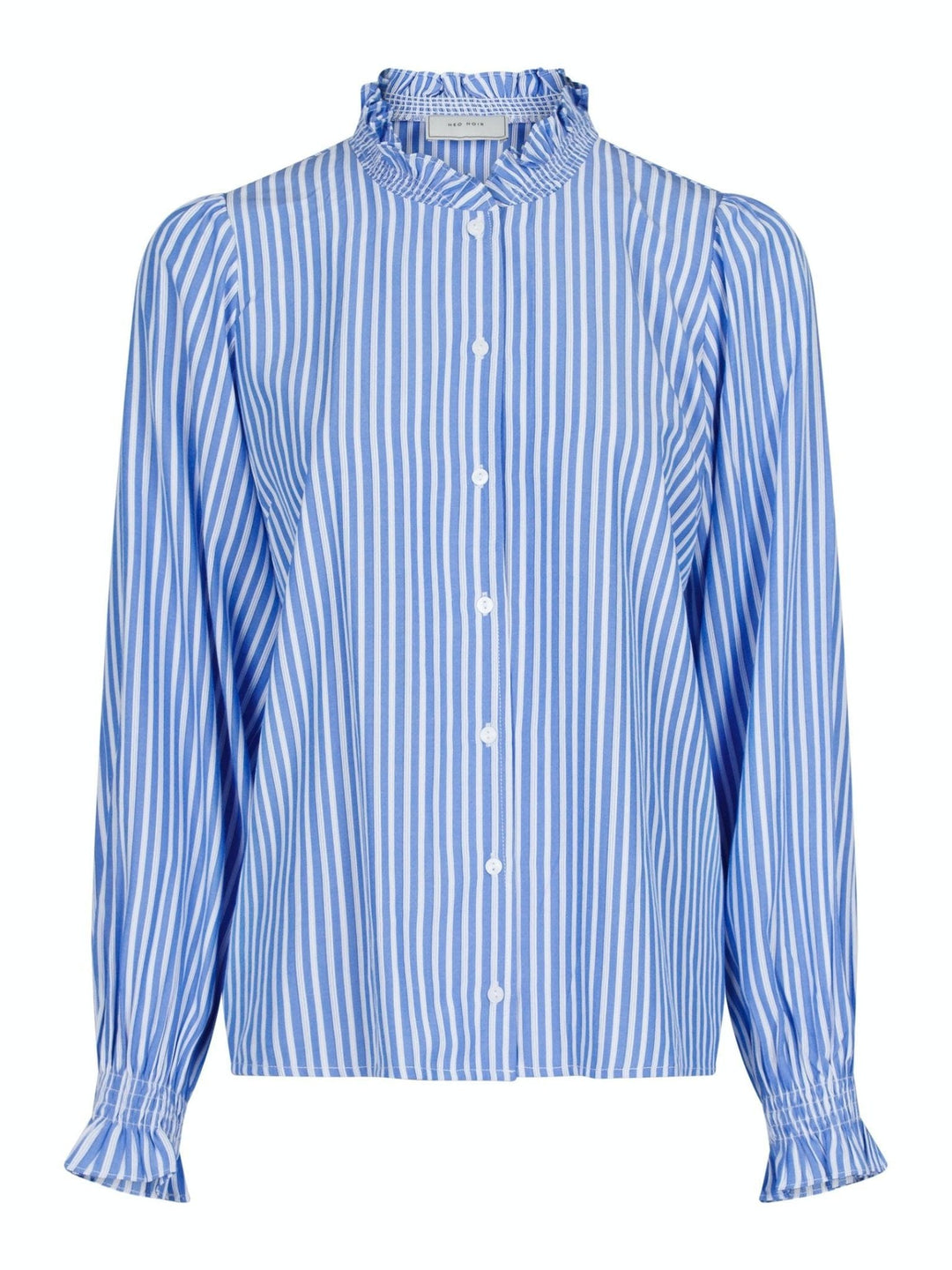 Brianna Stripe Blouse Blue | Skjorter og bluser | Smuk - Dameklær på nett