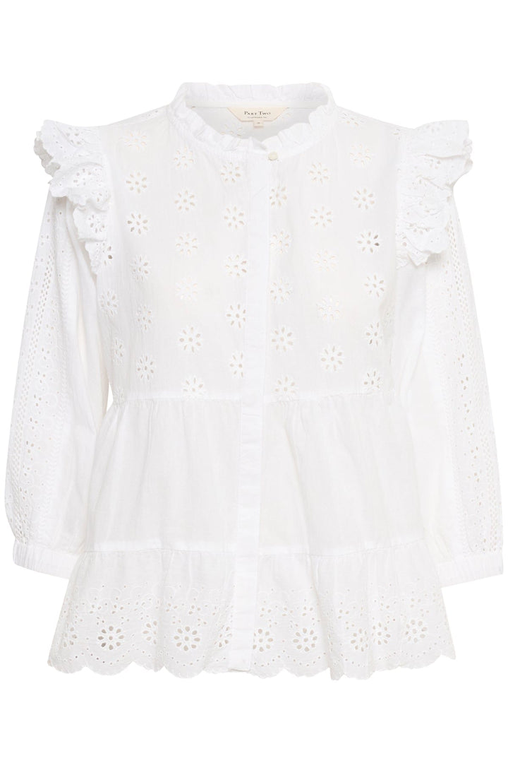 Bright White Sonapw Shirt | Skjorter og bluser | Smuk - Dameklær på nett