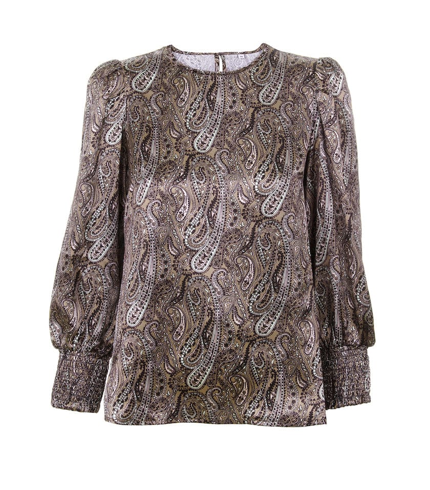 Brown Lillian Blouse | Skjorter og bluser | Smuk - Dameklær på nett
