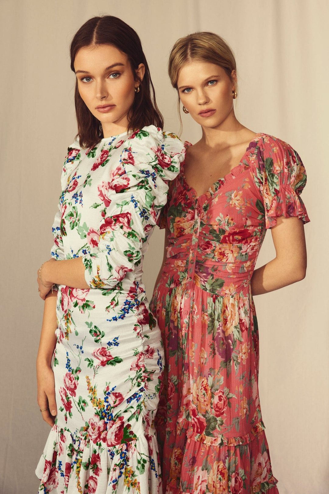 Bubble Satin Rouching Dress Flora | Kjoler | Smuk - Dameklær på nett