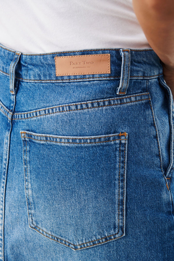 Caliapw Skirt Medium Blue Denim | Skjørt | Smuk - Dameklær på nett