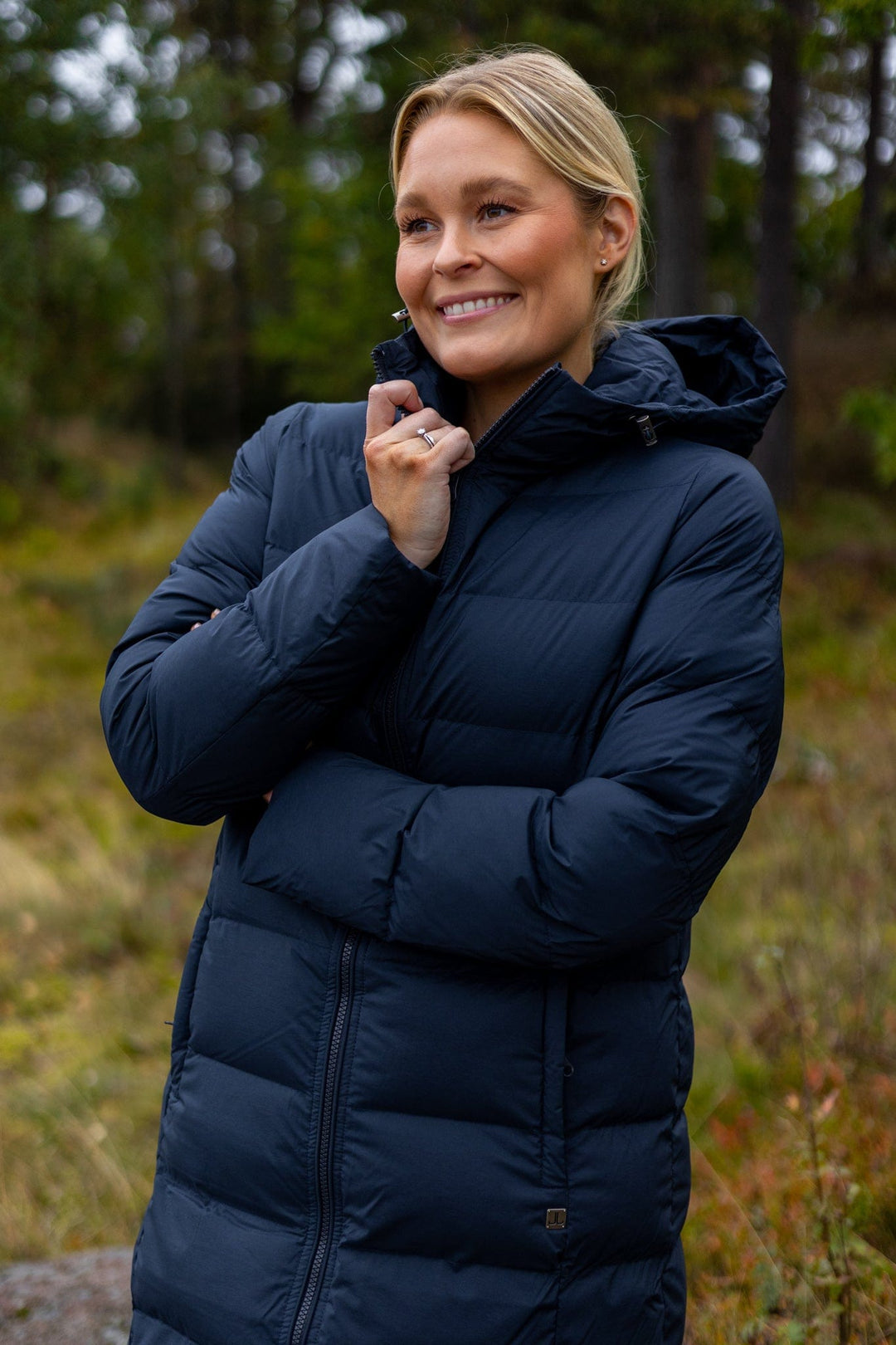 Calina Jacket Navy | Yttertøy | Smuk - Dameklær på nett