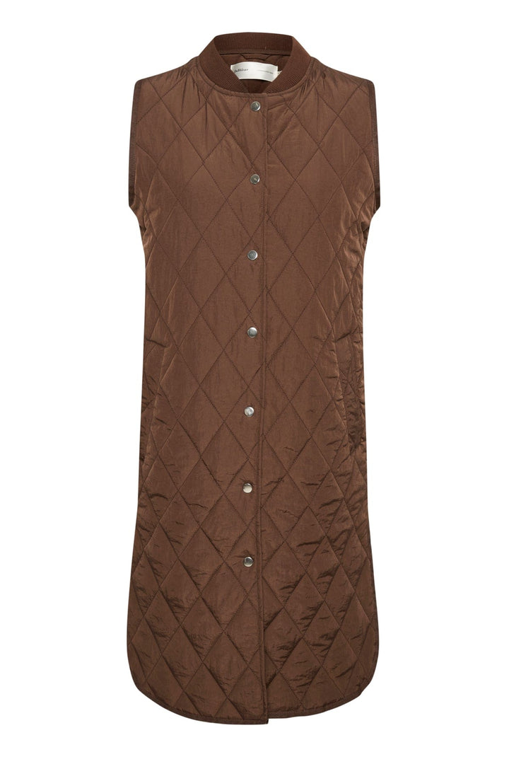 Callasiw Quilted Vest Brown | Yttertøy | Smuk - Dameklær på nett