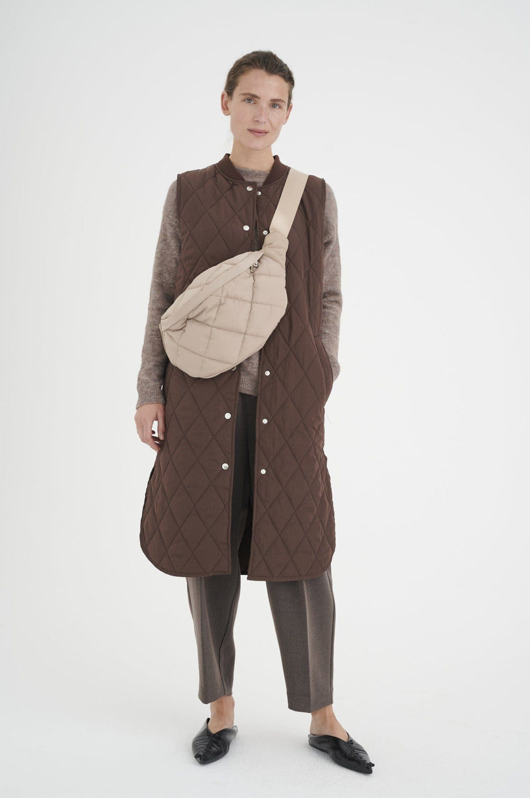 Callasiw Quilted Vest Brown | Yttertøy | Smuk - Dameklær på nett