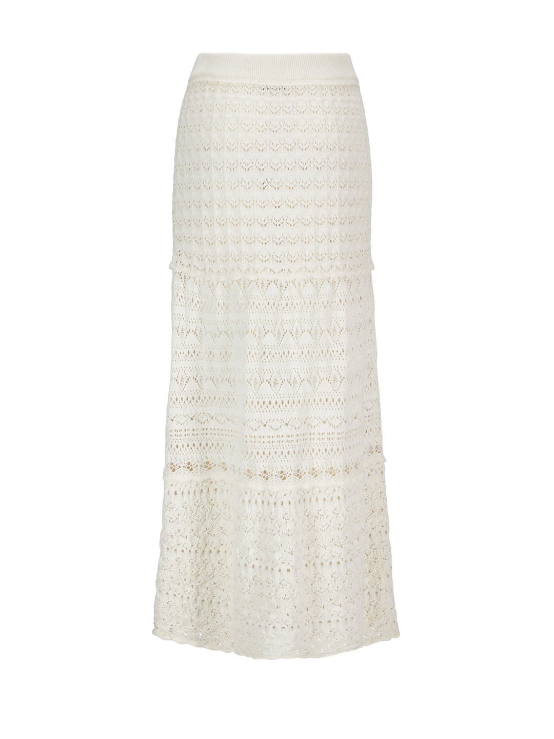 Capri Maxi Skirt Off White | Skjørt | Smuk - Dameklær på nett