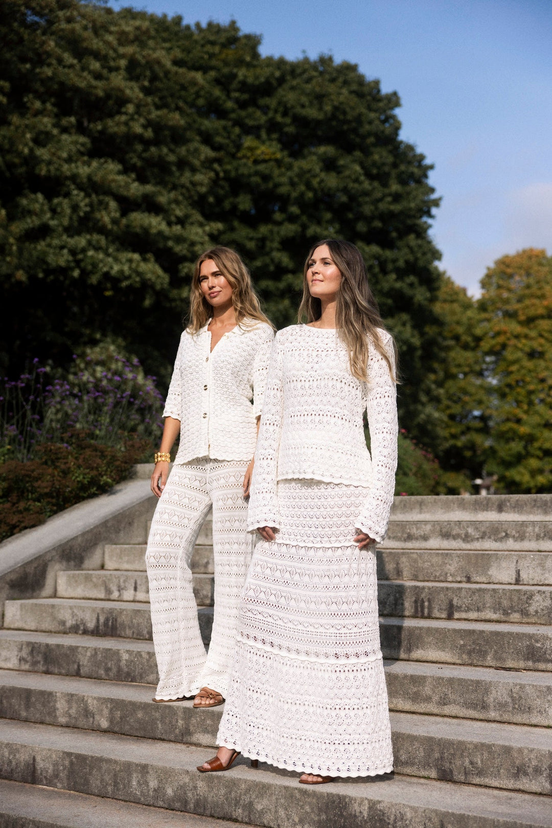 Capri Maxi Skirt Off White | Skjørt | Smuk - Dameklær på nett