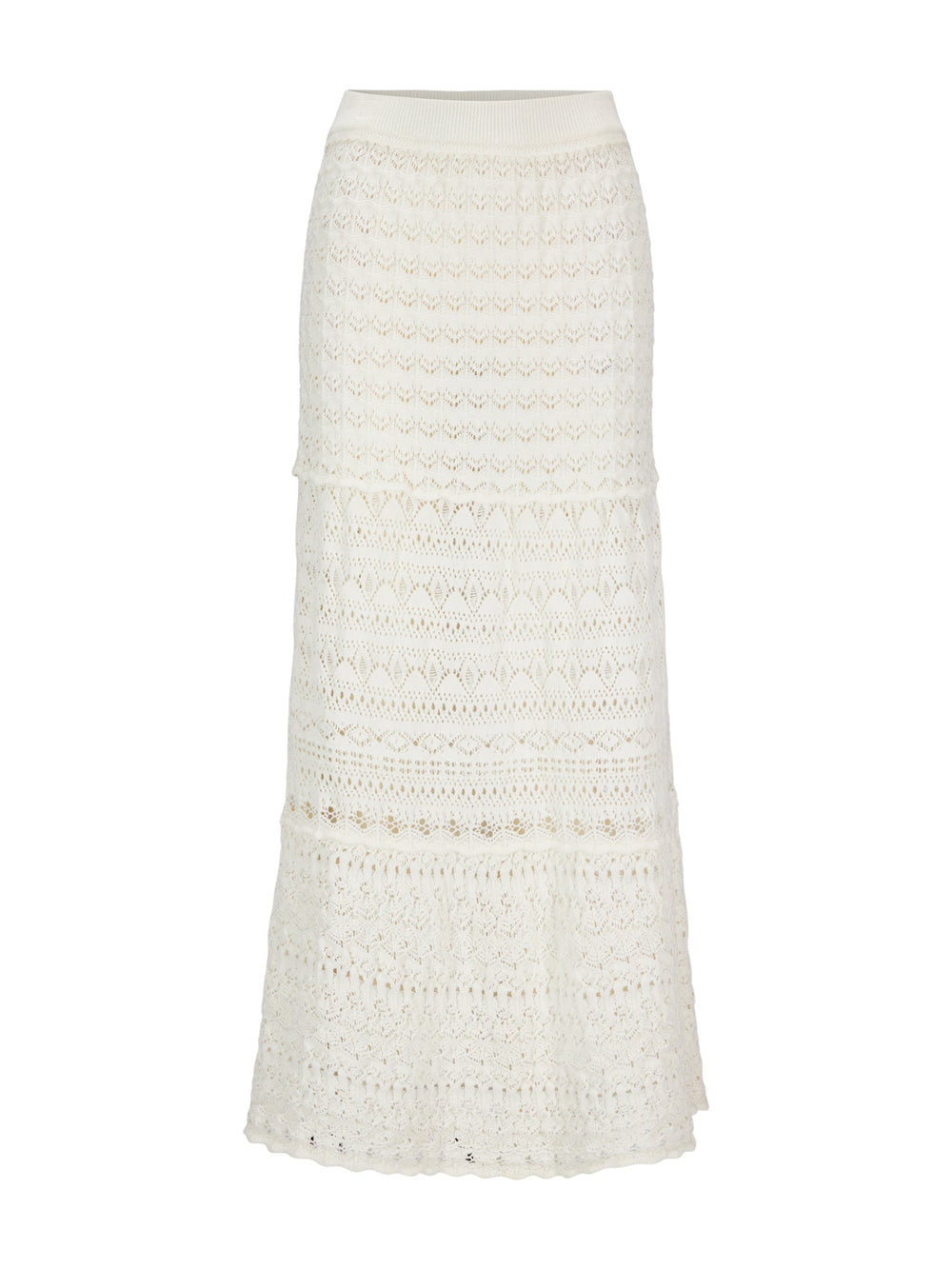 Capri Maxi Skirt Off White | Skjørt | Smuk - Dameklær på nett