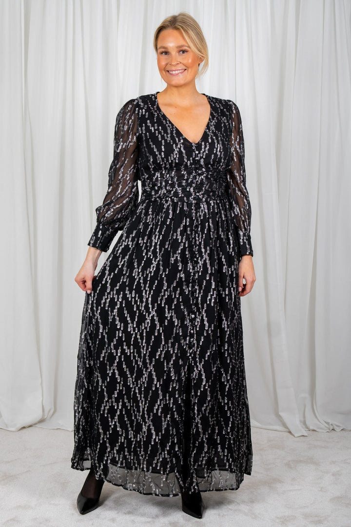 Carabella Maxi Dress Black Starry Night | Kjoler | Smuk - Dameklær på nett