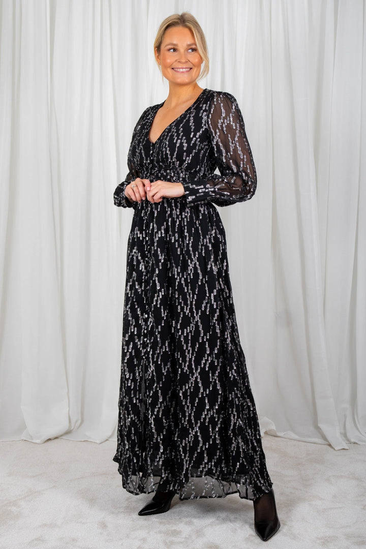 Carabella Maxi Dress Black Starry Night | Kjoler | Smuk - Dameklær på nett