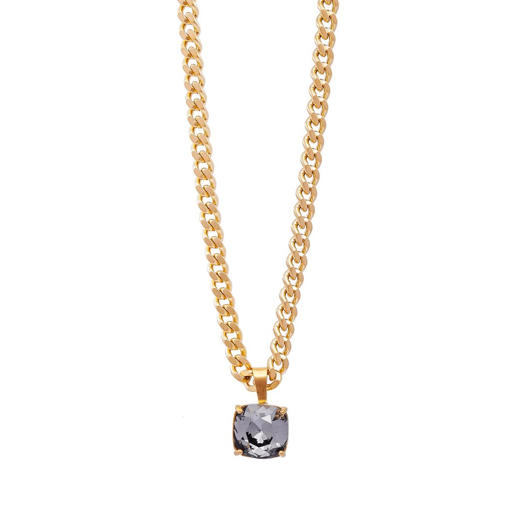 Carla Chain Necklace Charcoal | Accessories | Smuk - Dameklær på nett