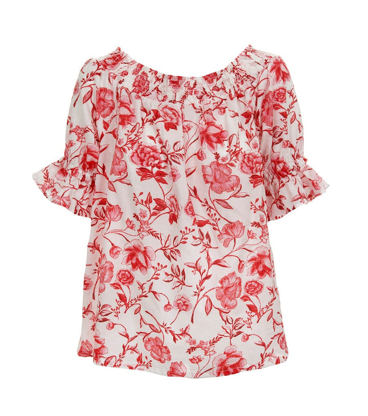 Caroline Blouse Red | Skjorter og bluser | Smuk - Dameklær på nett