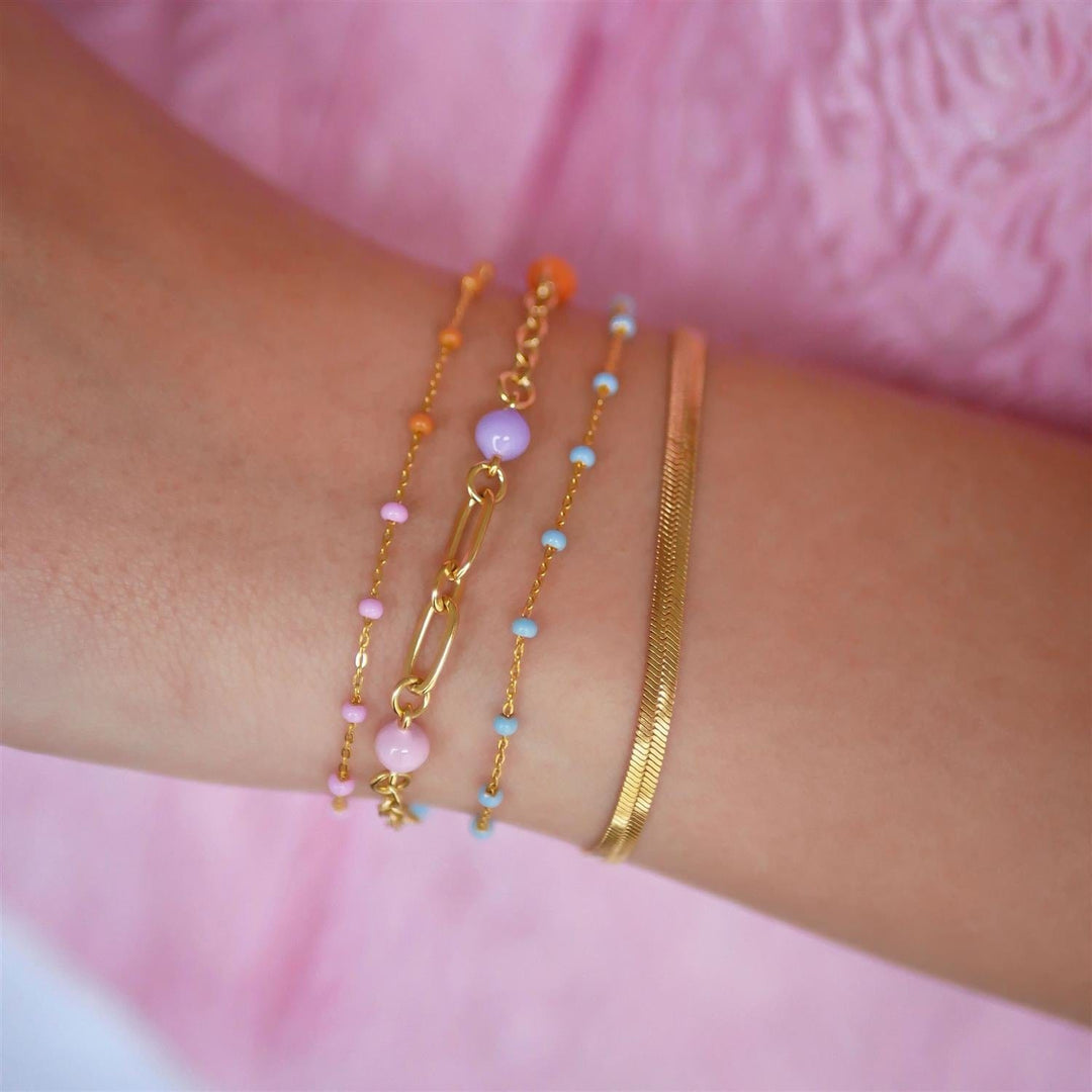 Caroline Bracelet Gold | Accessories | Smuk - Dameklær på nett
