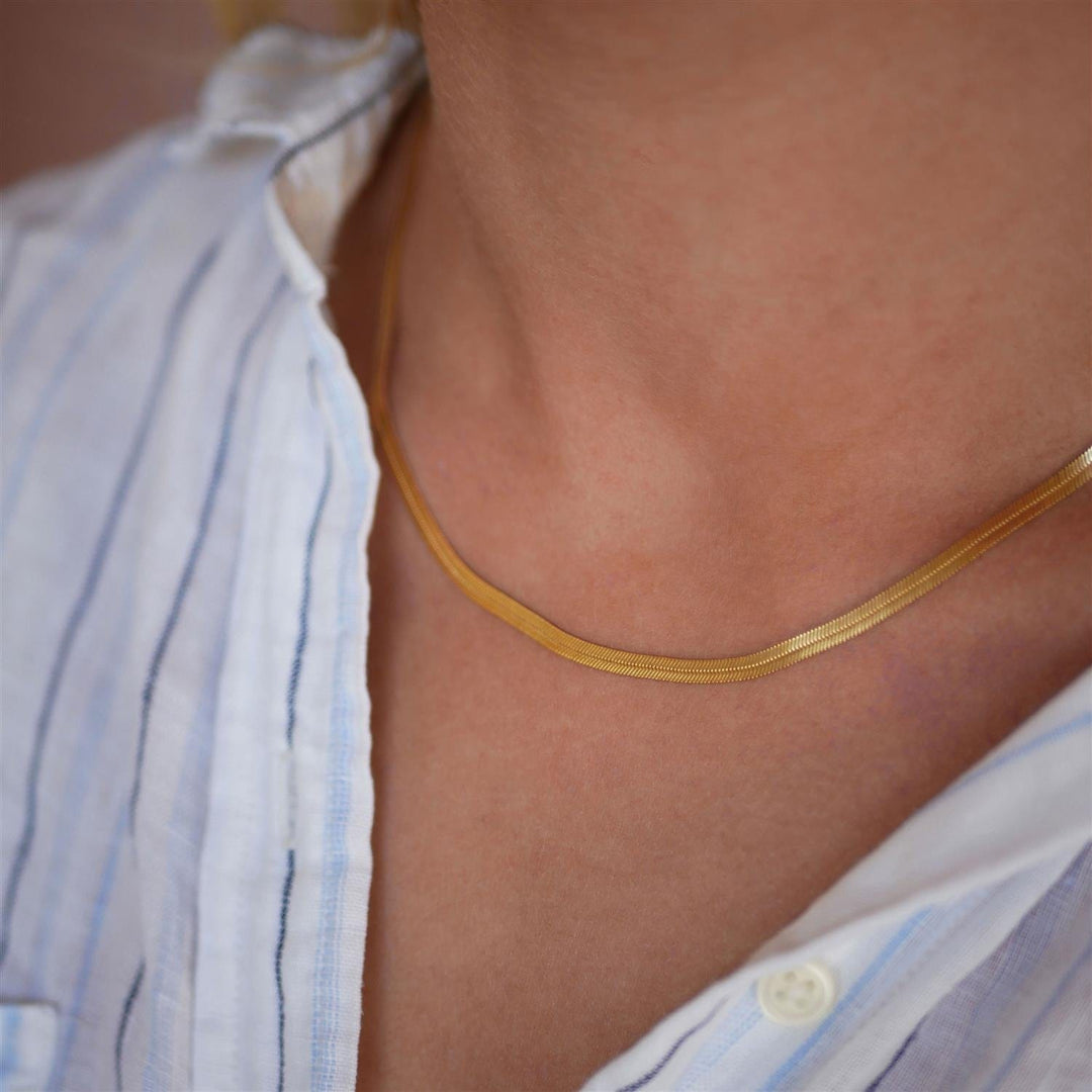 Caroline Necklace Gold | Accessories | Smuk - Dameklær på nett