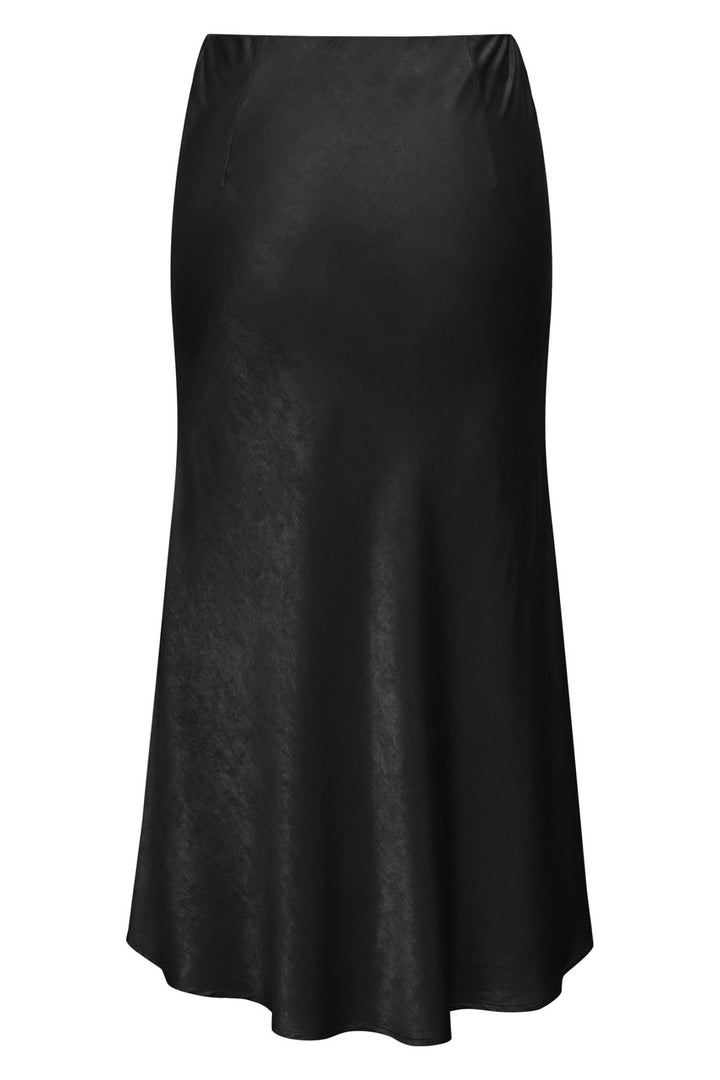 Carry Sateen Skirt Black | Skjørt | Smuk - Dameklær på nett