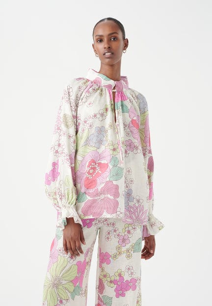 Cassisa Ns Blouse Riviera | Skjorter og bluser | Smuk - Dameklær på nett