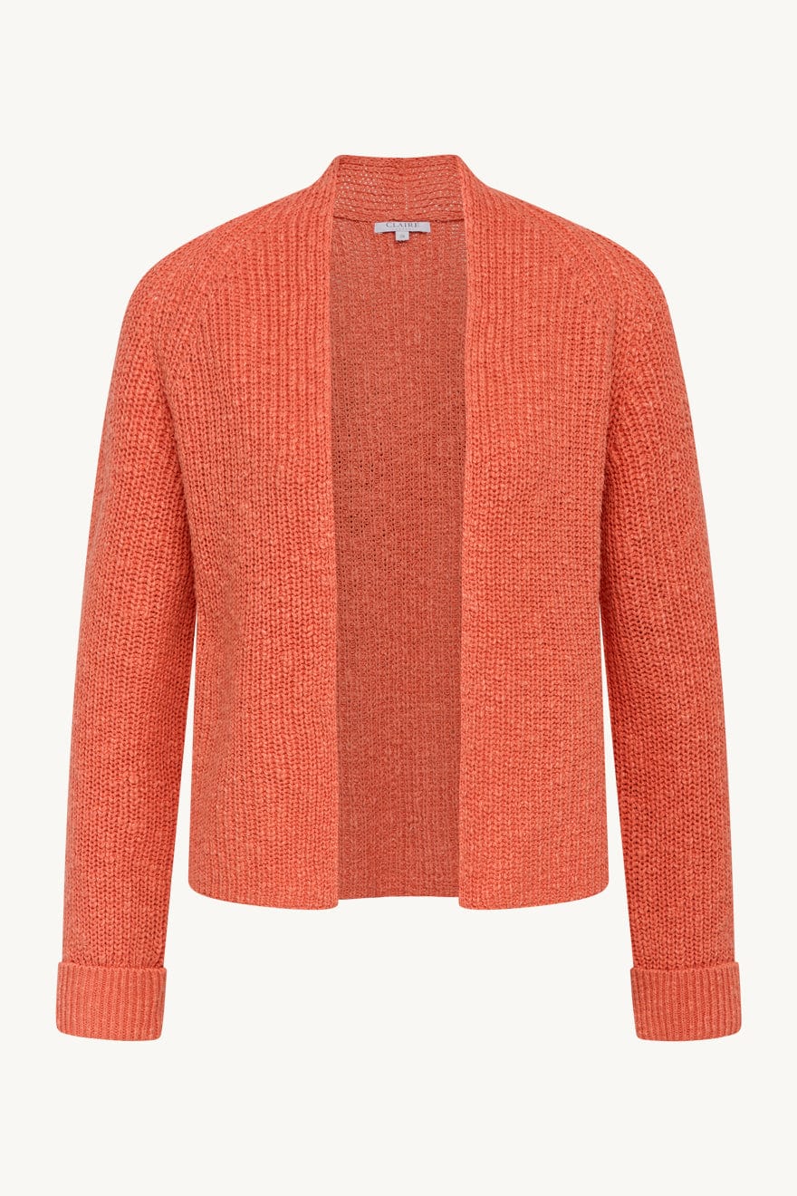 Celine-Cw - Knit Jacket Coral | Genser | Smuk - Dameklær på nett