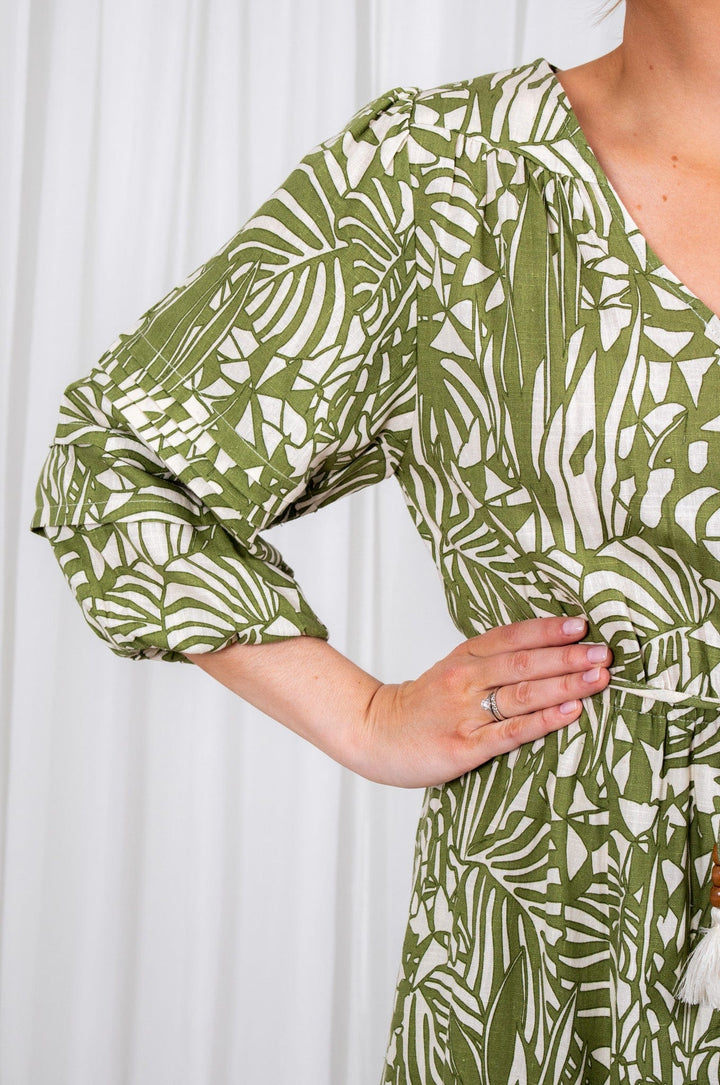Chafia Dress Kaki | Kjoler | Smuk - Dameklær på nett
