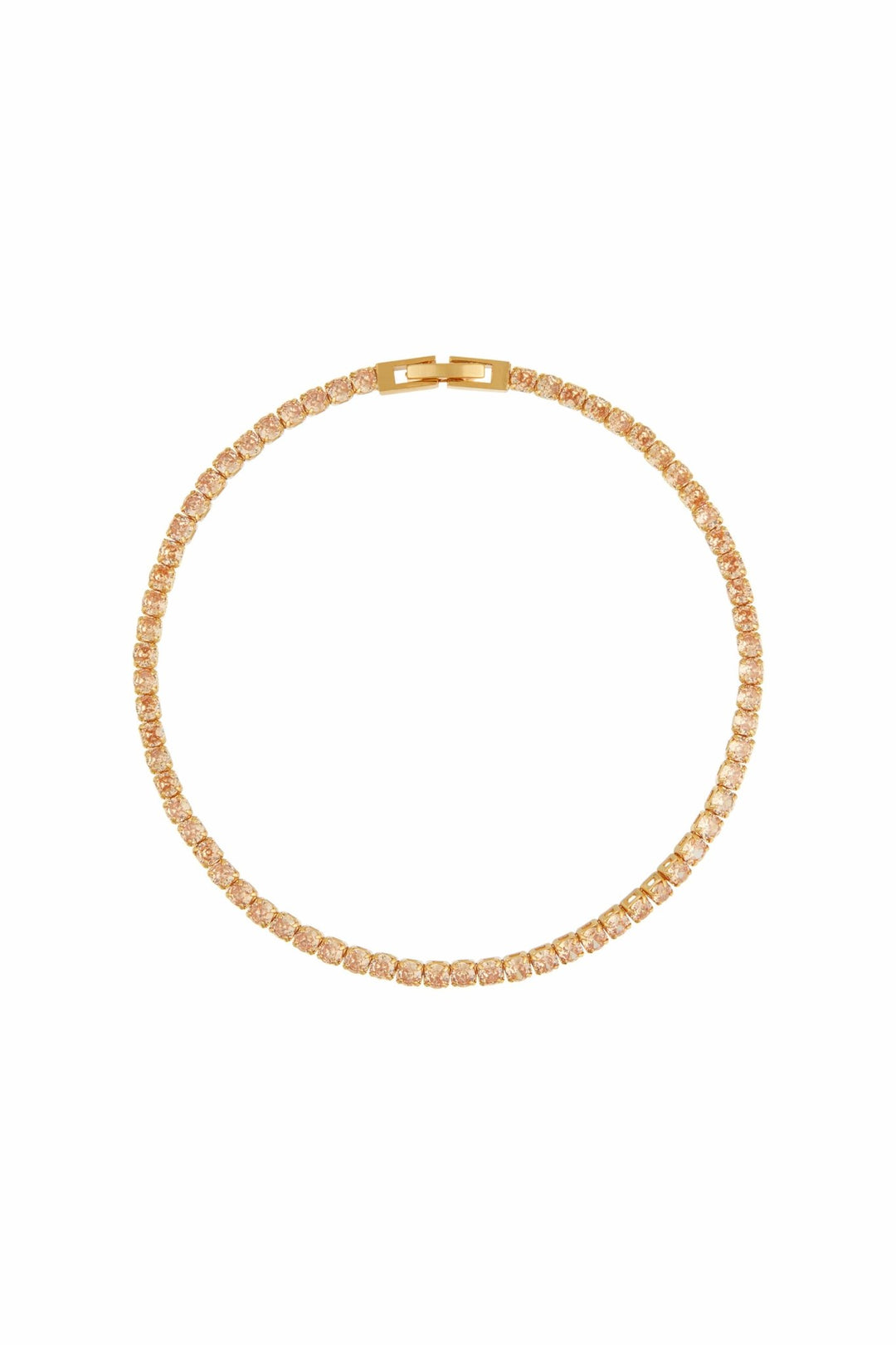 Champagne Tennis Bracelet Pale Gold | Accessories | Smuk - Dameklær på nett