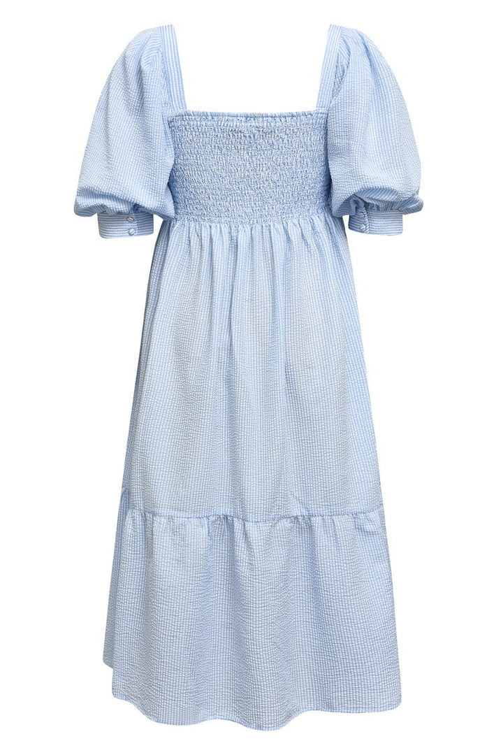 Cheri Stripe Dress Blue/white | Kjoler | Smuk - Dameklær på nett