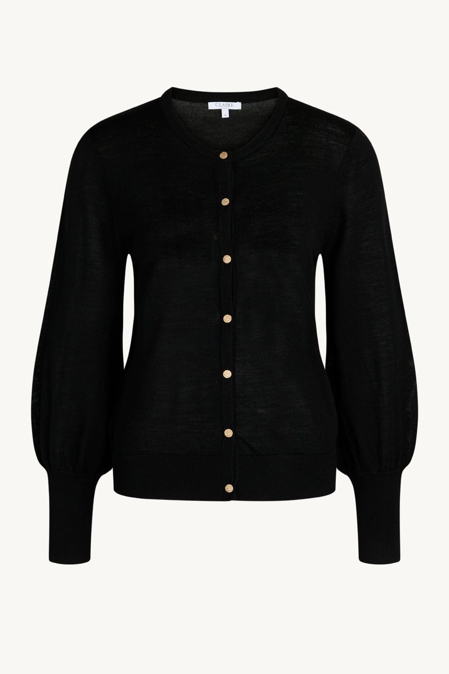 Cherie Knit Jacket Black | Genser | Smuk - Dameklær på nett