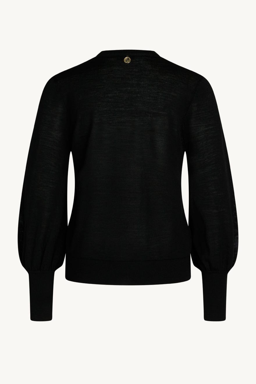 Cherie Knit Jacket Black | Genser | Smuk - Dameklær på nett