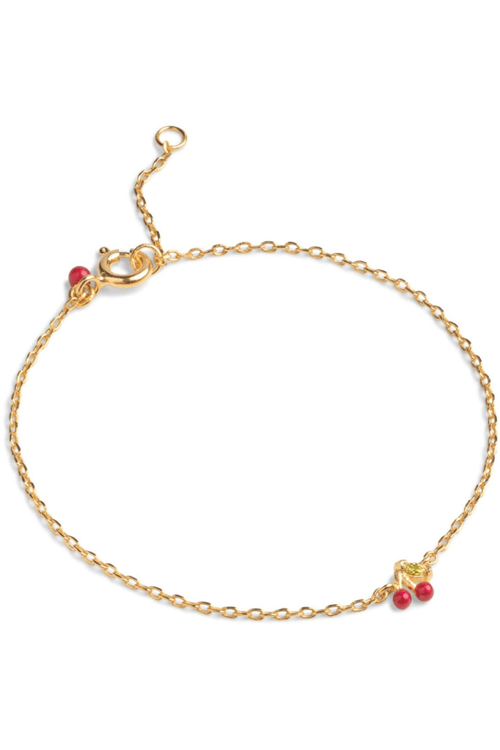 Cherry Bracelet Red | Accessories | Smuk - Dameklær på nett