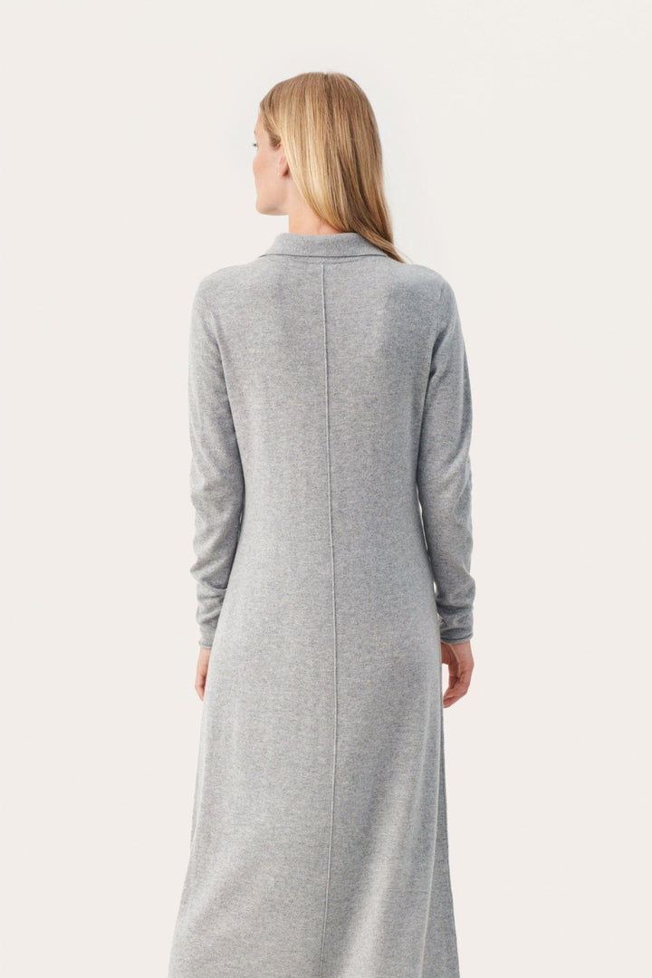 Cheyennepw Dress Light Grey Melange | Kjoler | Smuk - Dameklær på nett