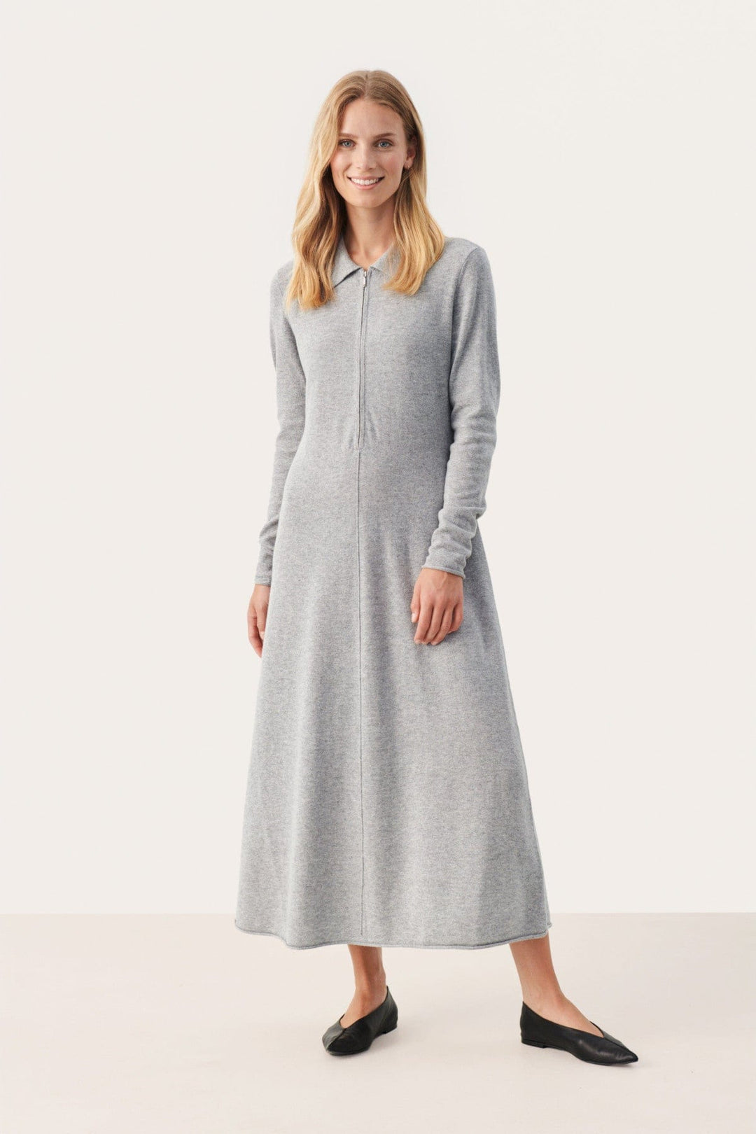 Cheyennepw Dress Light Grey Melange | Kjoler | Smuk - Dameklær på nett