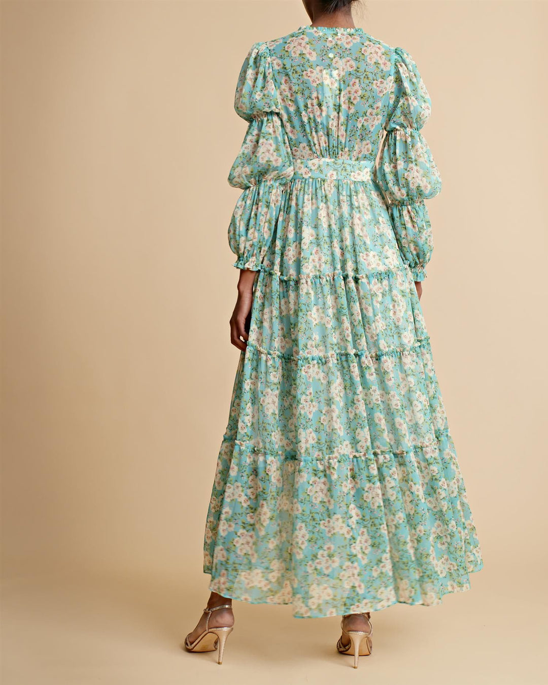 Chiffon Maxi Dress New York Blossom | Kjoler | Smuk - Dameklær på nett