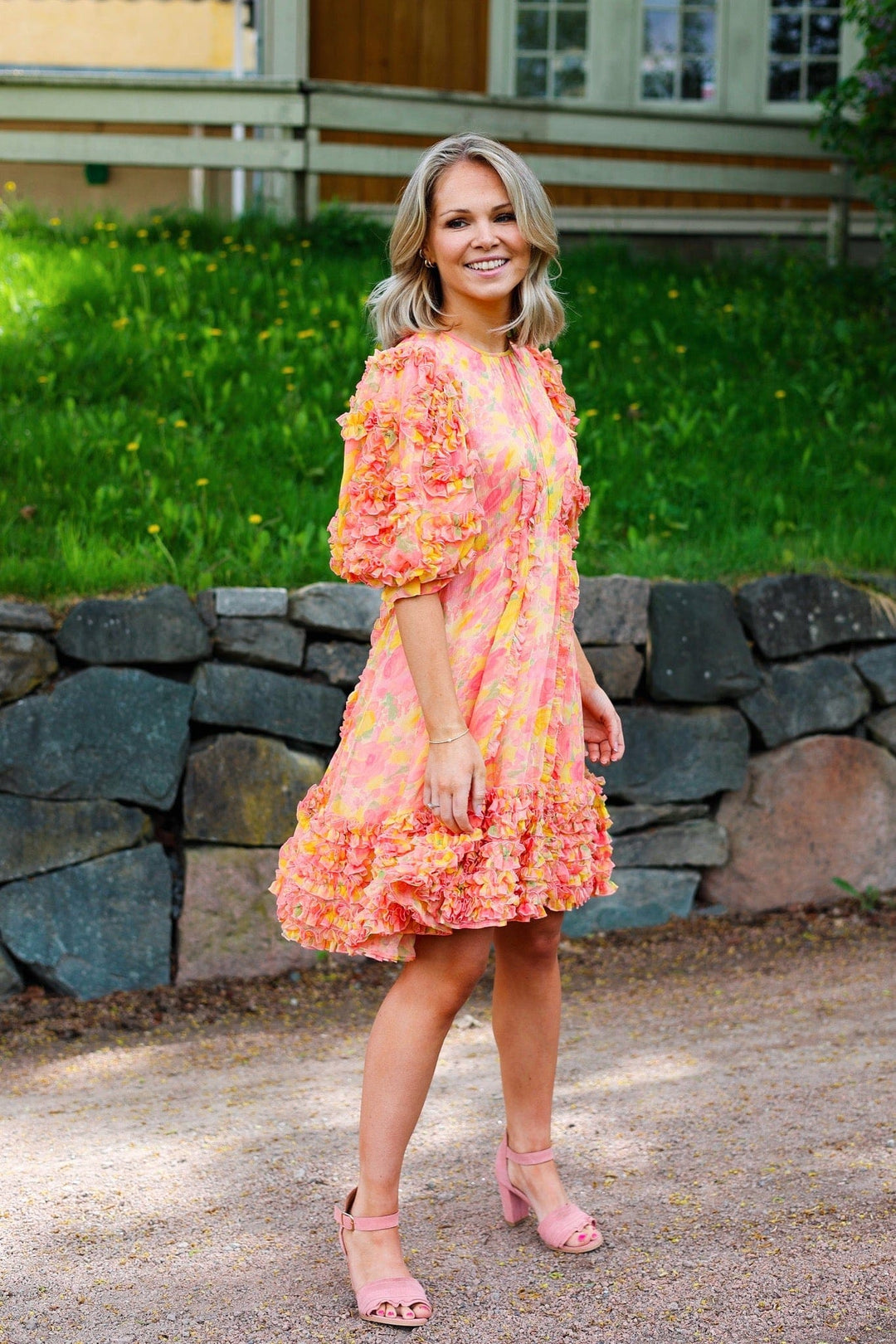 Chiffon Mini Dress Sunrise | Kjoler | Smuk - Dameklær på nett
