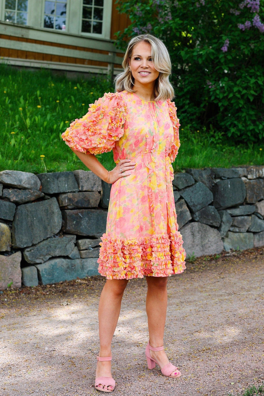 Chiffon Mini Dress Sunrise | Kjoler | Smuk - Dameklær på nett