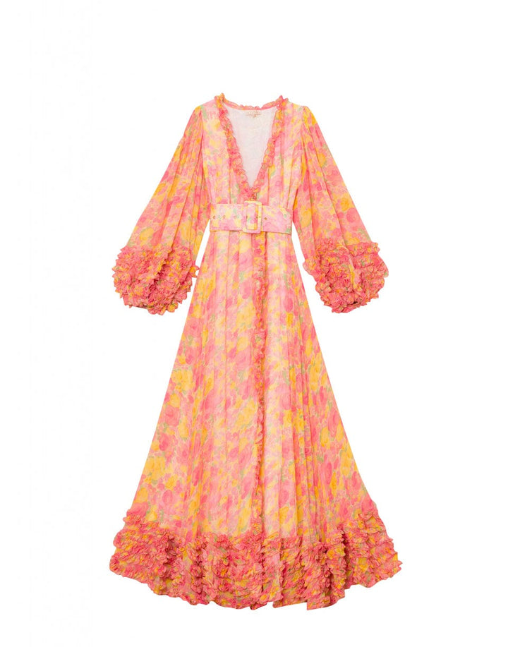 Chiffon Wrap Dress Sunrise | Kjoler | Smuk - Dameklær på nett