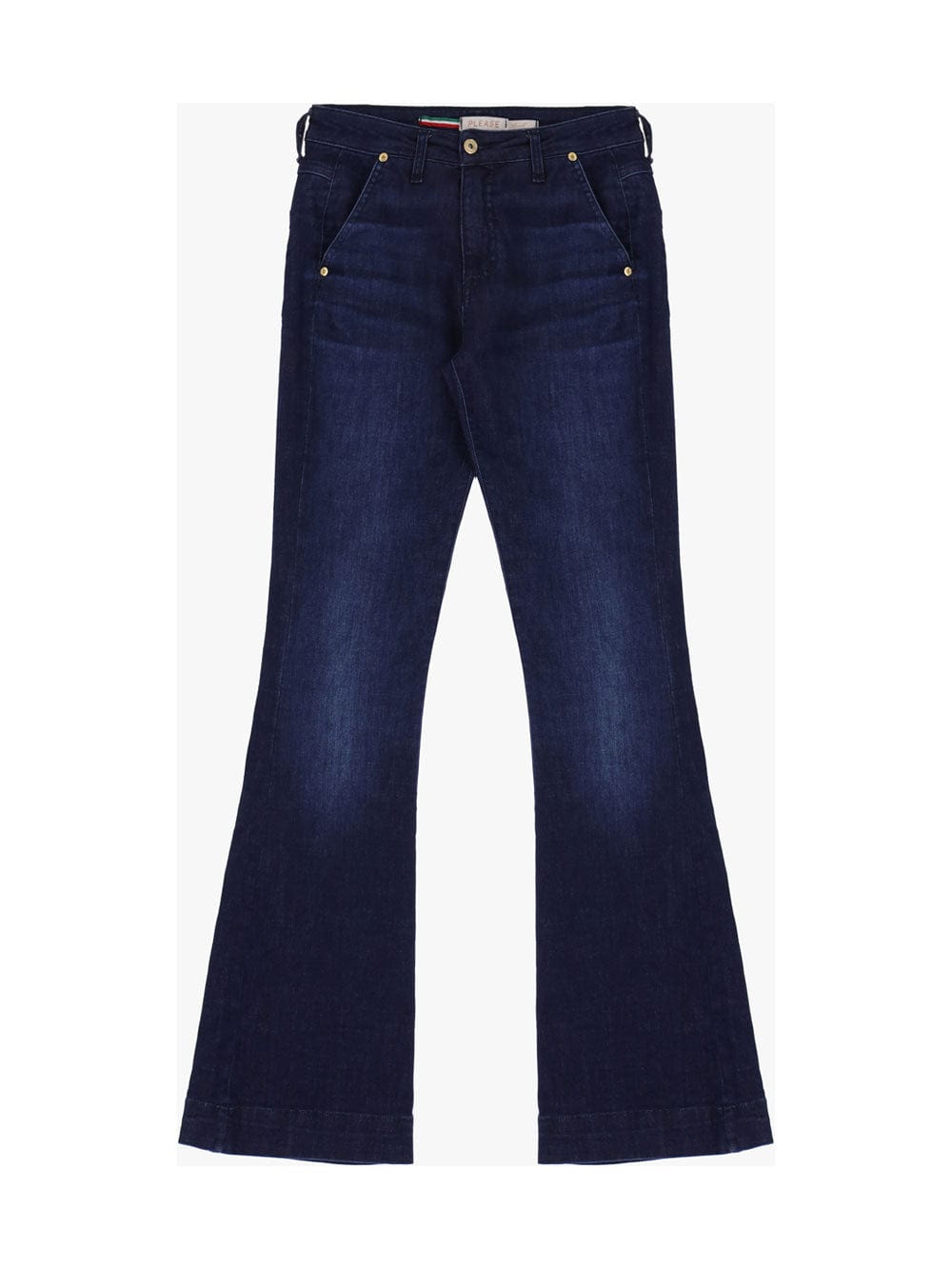 Chino Flare Roma Blu Denim | Bukser | Smuk - Dameklær på nett