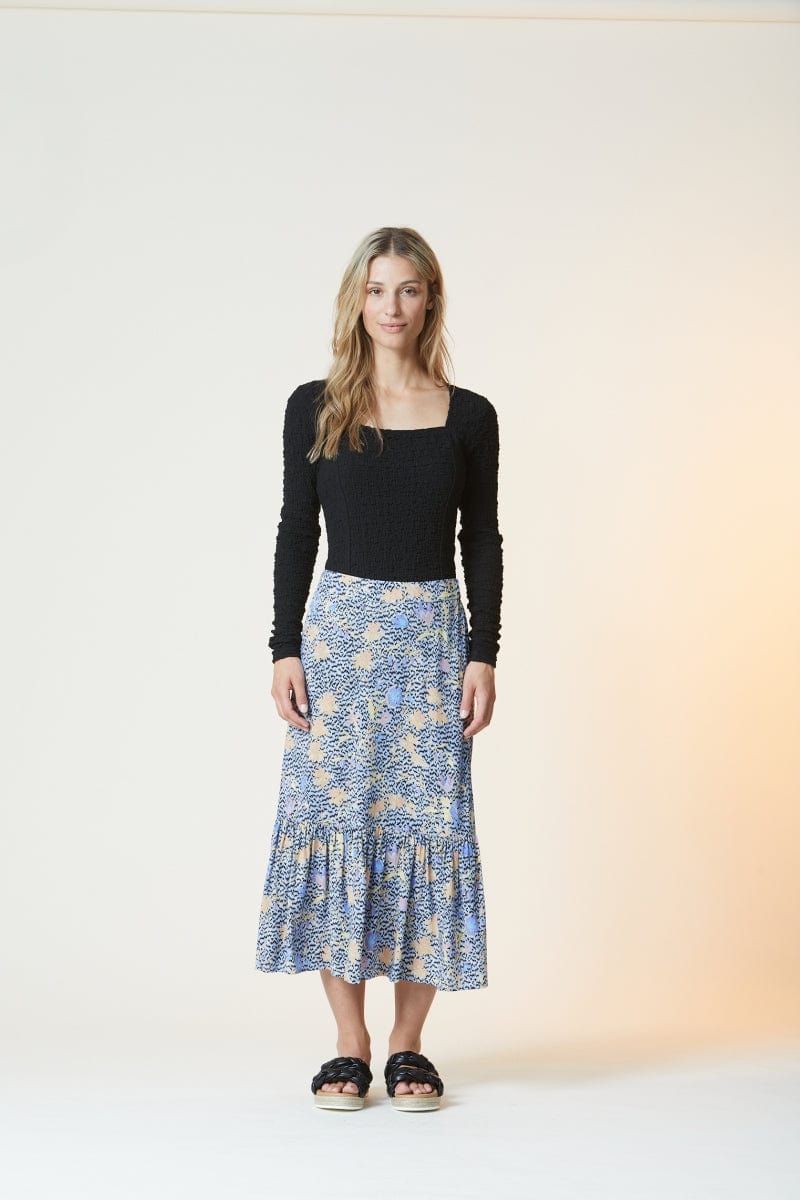 Cidi skirt Blue fog | Skjørt | Smuk - Dameklær på nett