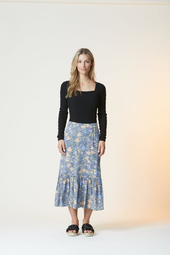 Cidi skirt Blue fog | Skjørt | Smuk - Dameklær på nett