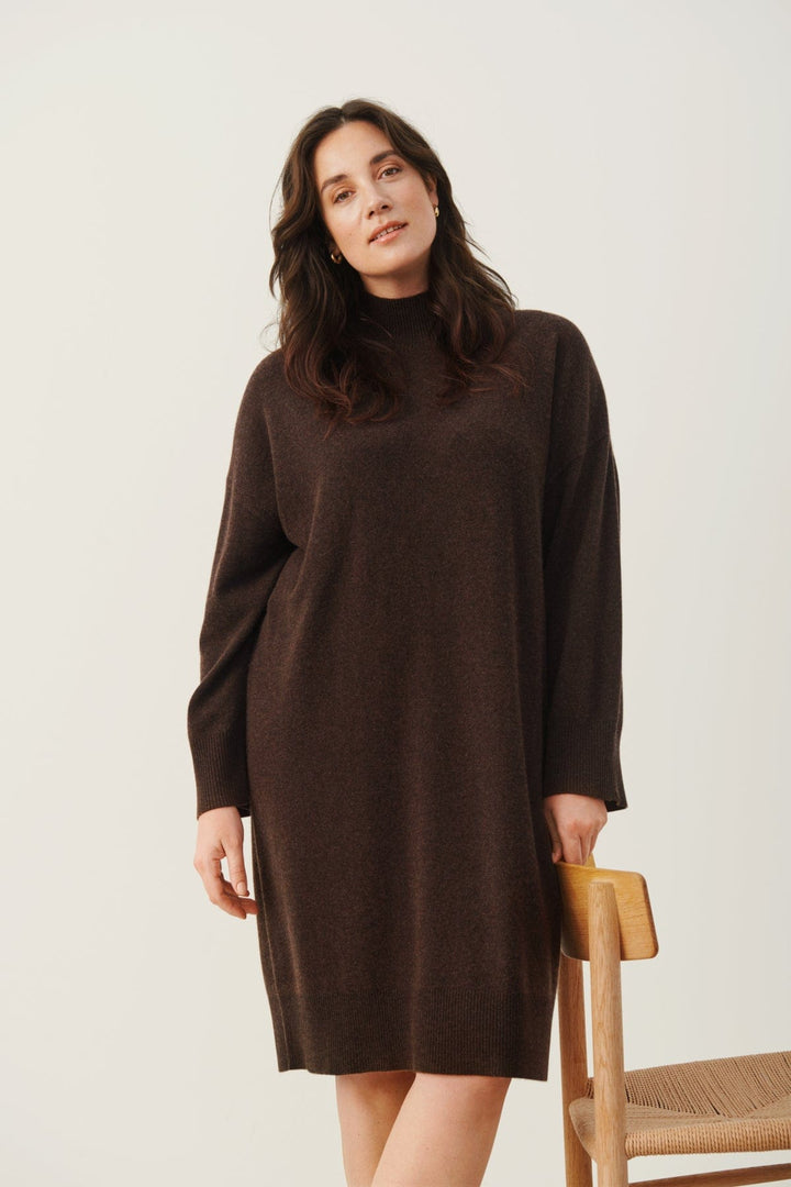 Clarahpw Dress Chocolate Torte Melange | Kjoler | Smuk - Dameklær på nett