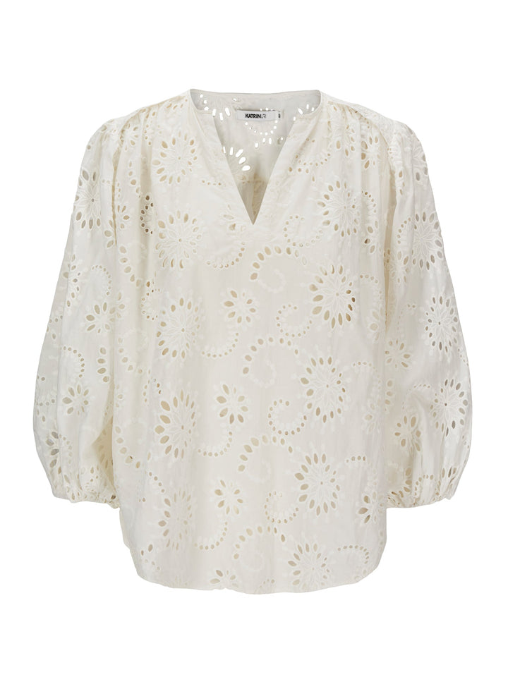 Clementine Blouse Off White | Skjorter og bluser | Smuk - Dameklær på nett