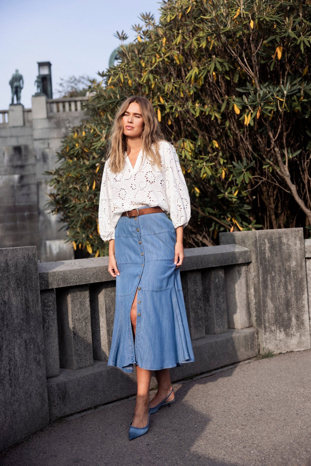 Clementine Blouse Off White | Skjorter og bluser | Smuk - Dameklær på nett