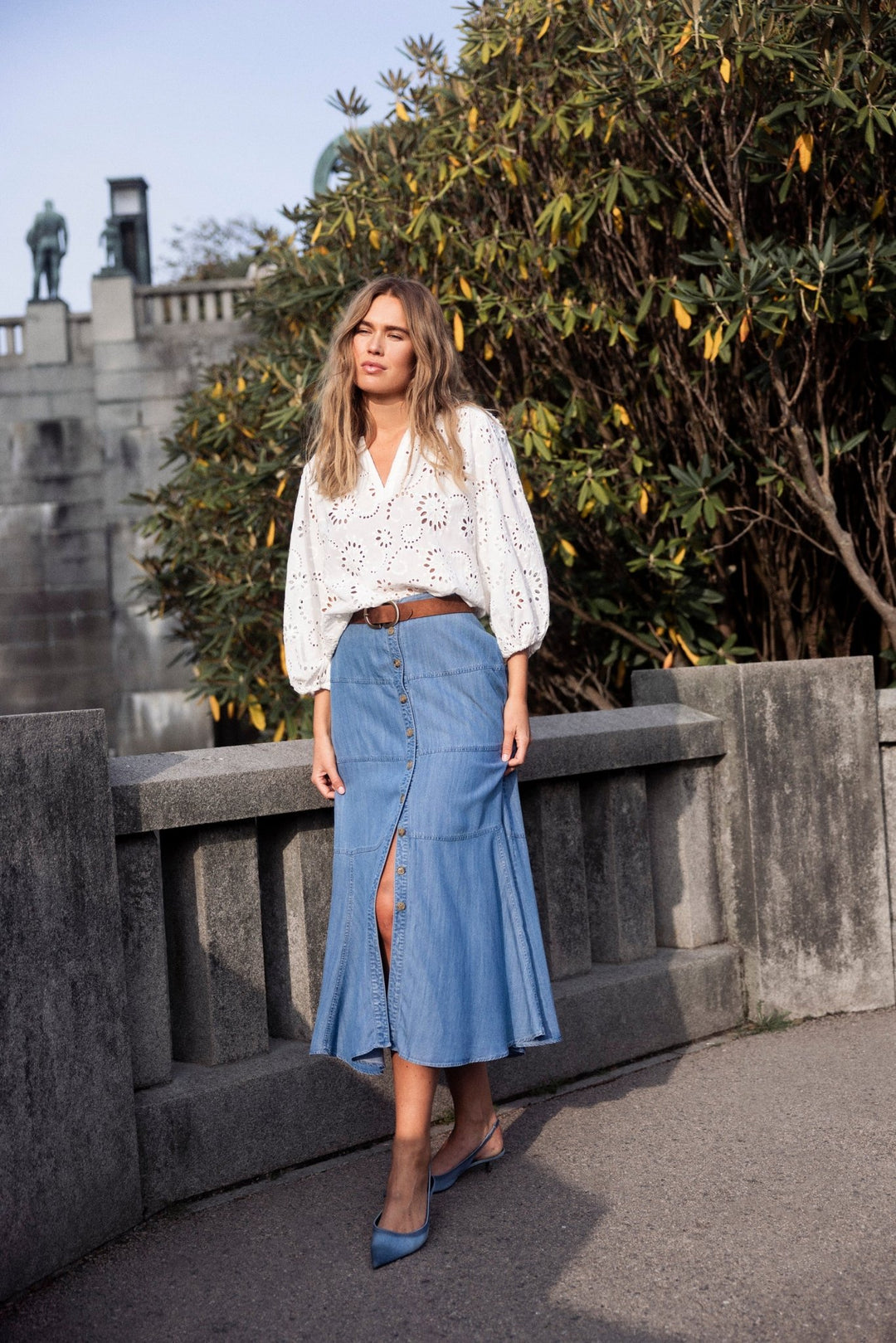 Clementine Blouse Off White | Skjorter og bluser | Smuk - Dameklær på nett