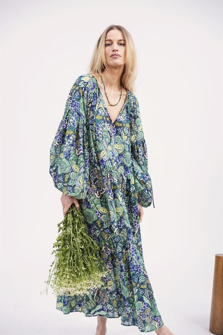 Coachella California Dress Green | Kjoler | Smuk - Dameklær på nett
