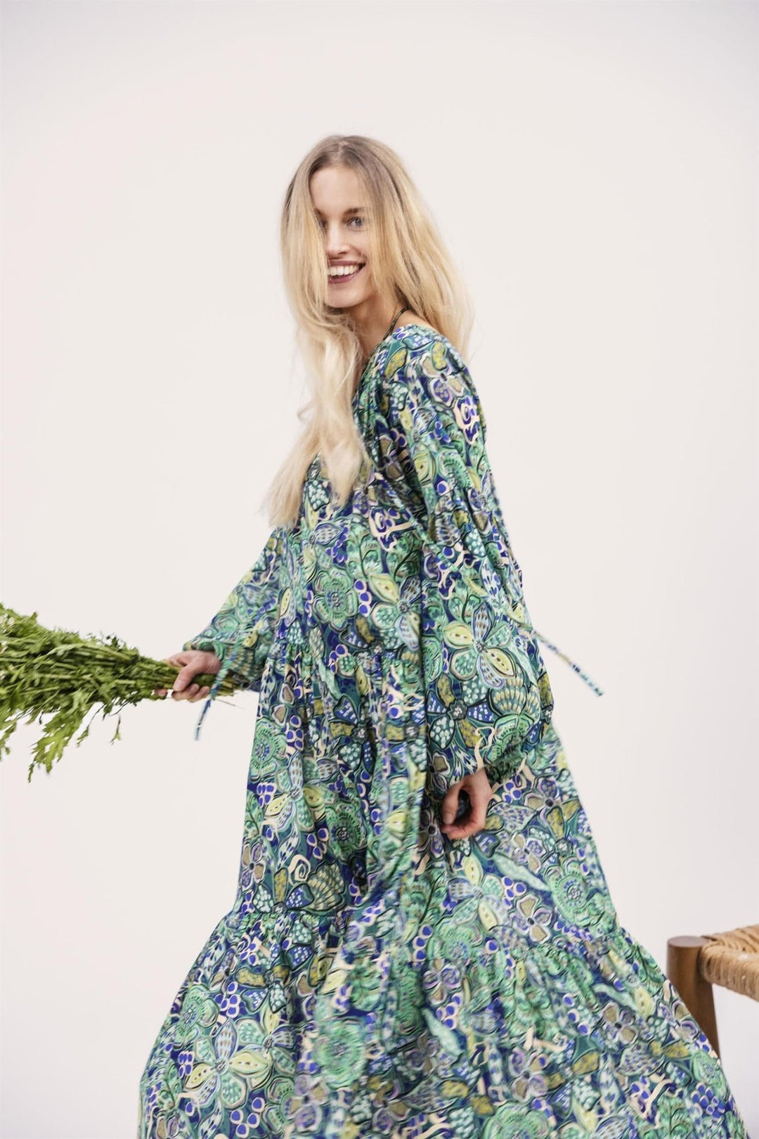 Coachella California Dress Green | Kjoler | Smuk - Dameklær på nett