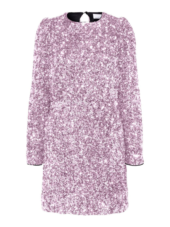 Colyn Ls Short Sequins Dress B Pink Lavender | Kjoler | Smuk - Dameklær på nett