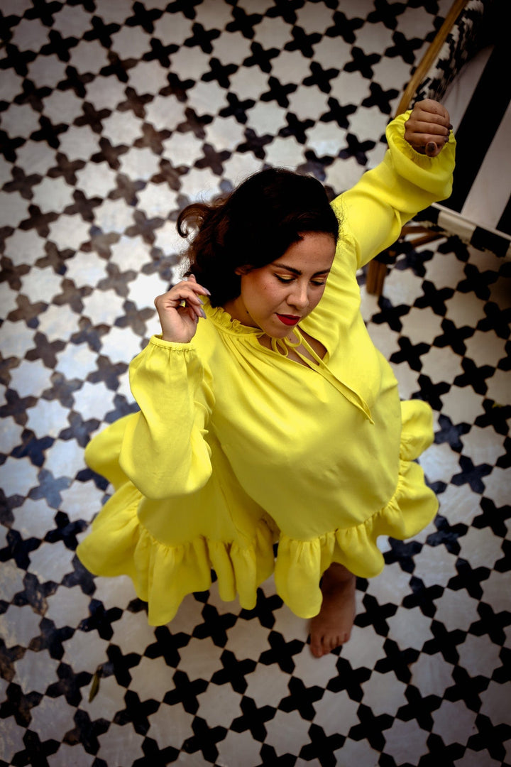 Confettimama Deluxe Dress Yellow | Kjoler | Smuk - Dameklær på nett