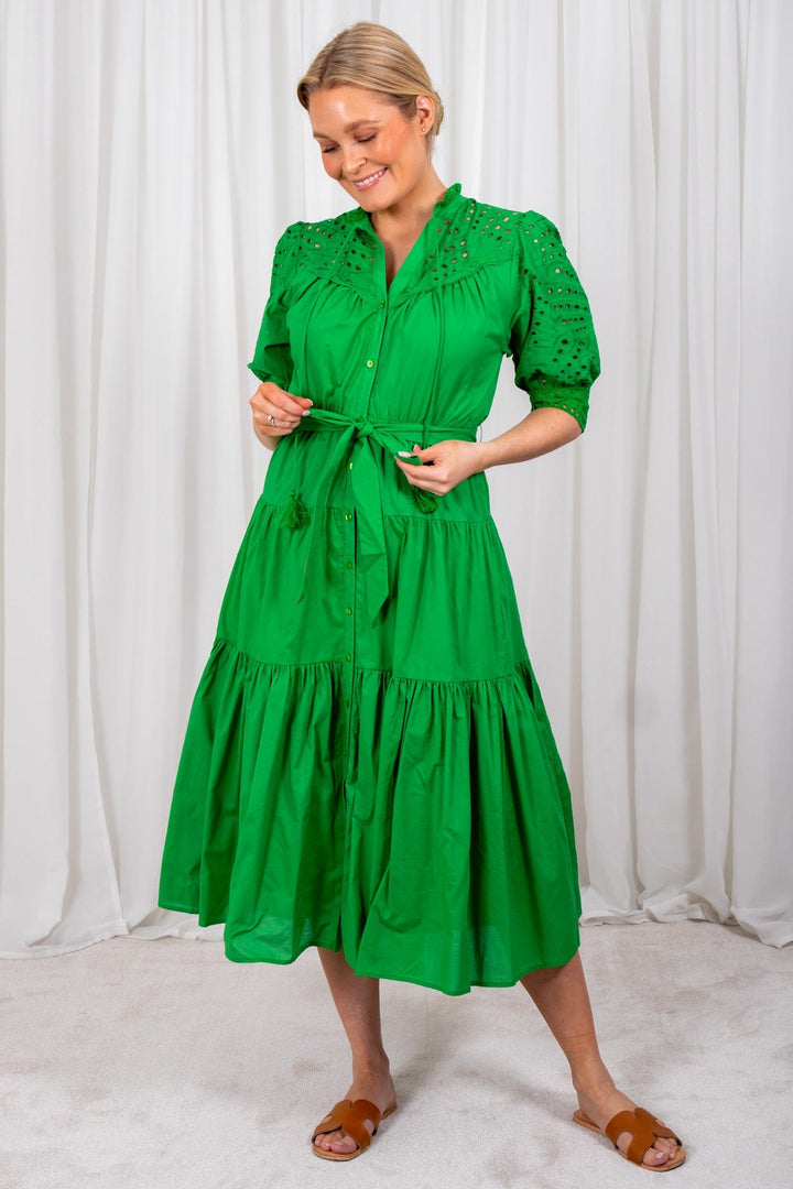 Cora Dress Vert | Kjoler | Smuk - Dameklær på nett