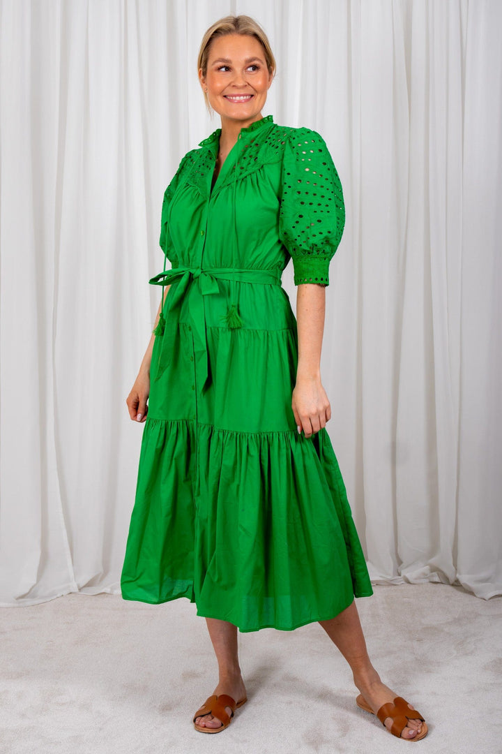 Cora Dress Vert | Kjoler | Smuk - Dameklær på nett