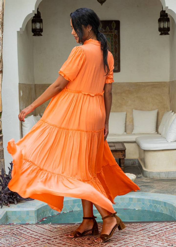Cornelia Dress Papaya | Kjoler | Smuk - Dameklær på nett