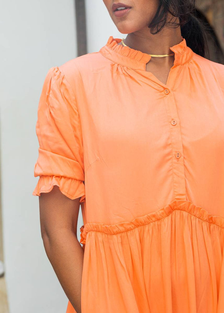 Cornelia Dress Papaya | Kjoler | Smuk - Dameklær på nett